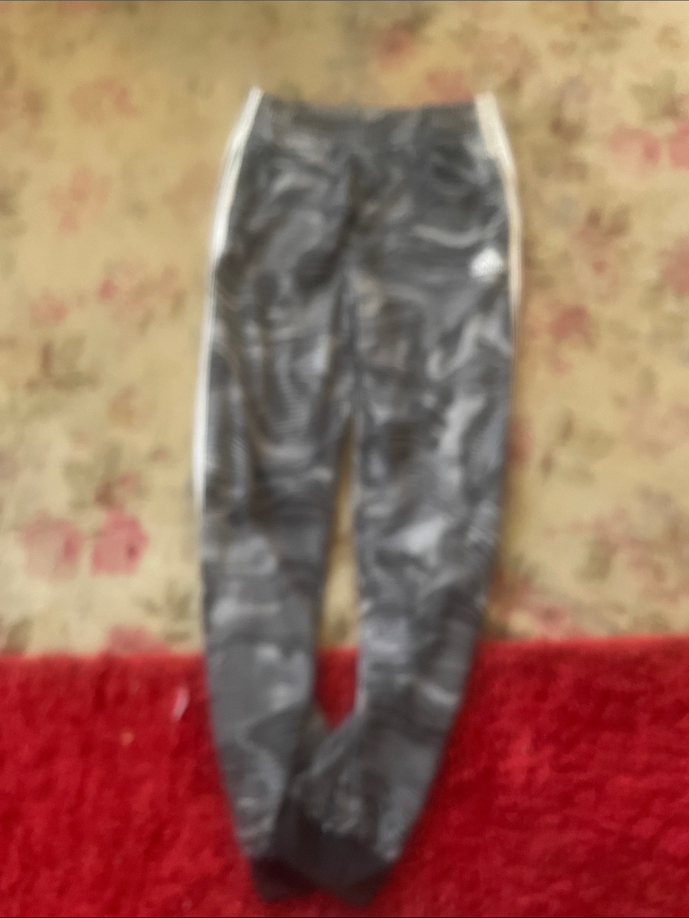 Kids Gray Camouflage Jogger Pants